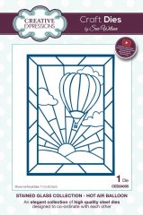 Sue Wilson Die - Stained Glass Collection - Hot Air Ballon