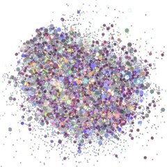 Cosmic Shimmer Holographic Glitterbitz - Lilac Shine