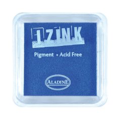 Izink Pigment Ink Pad - 5cm x 5cm Navy Blue