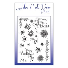 John Next Door Clear Stamp - Snowflakes