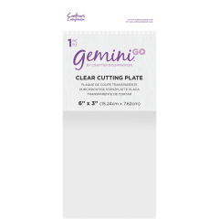 Crafter's Companion Gemini Go Accessories - Clear Cutting Plate (3" x 6")