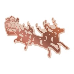 Highland Christmas Collection Cut, Foil and Emboss Die - Santa's Sleigh (1pc)