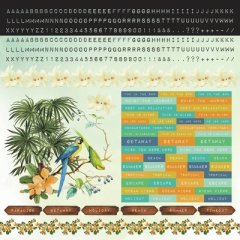 Kaiserkraft 12 x 12 Sticker Sheet - Paradiso