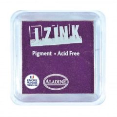 Izink Pigment Ink Pad - 5cm x 5cm Dark Purple