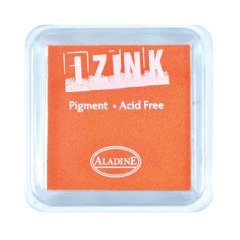 Izink Pigment Ink Pad - 5cm x 5cm Orange
