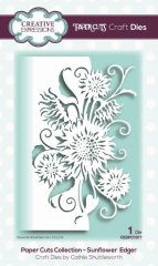 Creative Expressions Paper Cuts die - Sunflower Edger