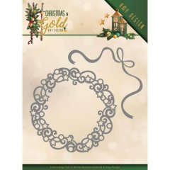 Amy Design Christmas in Gold Cutting Die - Christmas Wreath