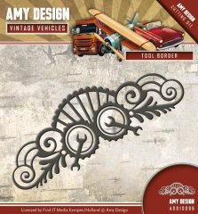 Amy Design Vintage Vehicles Die - Tool Border
