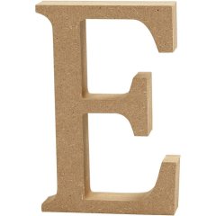 MDF Letter E   Height: 8 cm