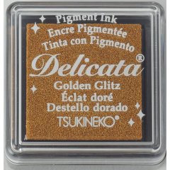Delicata Small Ink Pad - Golden Glitz
