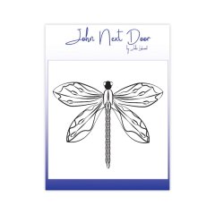 John Next Door Clear Stamp - Delicate Dragonfly