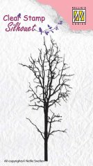 Nellie Snellen Silhouette Clear Stamp - Tree 1