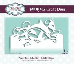 Creative Expressions Paper Cuts die - Dolphin Edger