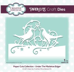Creative Expressions Paper Cuts die - Under the Mistletoe Edger
