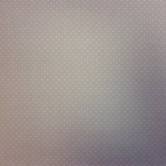 Craft Creations 12" x 12" paper -Small White Dots on Pale Brown