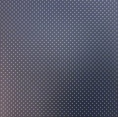 Craft Creations 12" x 12" paper -Small White Dots on Black