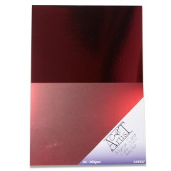 Craft Artist Mirror Card - Ruby Red