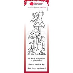 Woodware Clear Stamp - Magical Mushrooms