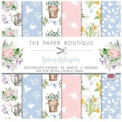 The Paper Boutique  8"x 8" Paper Pad - Spring Whispers