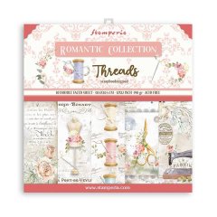 Stamperia Romantic Threads 12x12 Inch Paper Pack