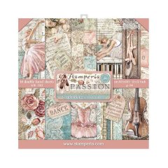 Stamperia Passion 12x12 Inch Paper Pack