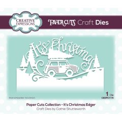 Creative Expressions Paper Cuts Edger Die - It's Christmas