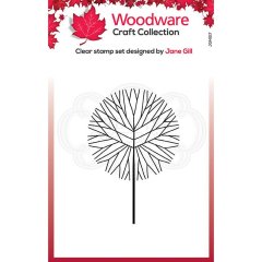 Woodware Mini Clear Stamp - Round Twiggy Tree