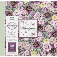 First Edition 12 X 12 Scrapbook Album - Mariposa Flowers