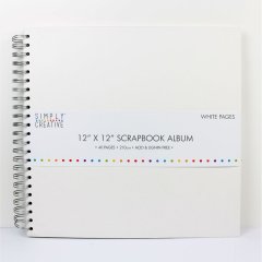 Simply Creative Album 12 x 12 - Plain White