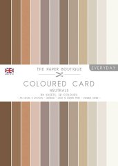 The Paper Boutique Everyday A4 Coloured Card - Neutrals