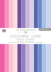 The Paper Boutique Everyday A4 Coloured Card - Magical Moments