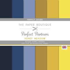 The Paper Boutique Perfect Partners 8" x 8" Paper Pad - Honey Meadow Colours