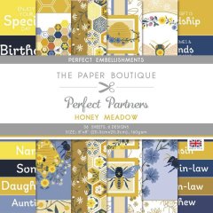 The Paper Boutique Perfect Partners 8" x 8" Embellishment Pad - Honey Meadow