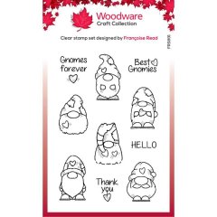 Woodware Clear Stamp - Mini Gnomes