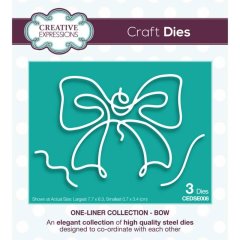 Creative Expressions One-liner Die Collection - Bow