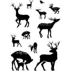 Card-io  Combination Stamp set - Dear Deer