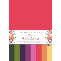 The Paper Boutique Colour Card Pack - Peony Dreams