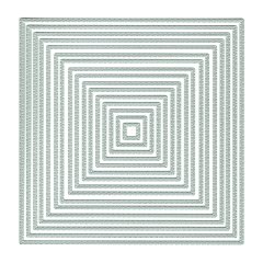 Presscut Cutting Nesting Dies - Stitch Die Squares (16pcs)