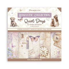 *NEW* Stamperia 12x12 inch Double Sided Scrapbooking Pad - Quiet Days