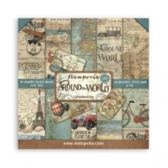 Stamperia Around the World12x12 inch Paper Pack