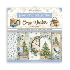 Stamperia Romantic Cozy Winter 8x8 Inch Paper Pack