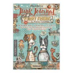 *NEW* Stamperia Junk  Journal Book - Furry Friends
