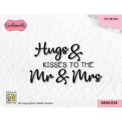 *NEW* Nellie Snellen Clear Stamp - Hugs and Kisses