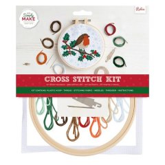 Simply Make Cross Stitch Kit - Robin