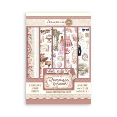 *NEW* Stamperia A5 Washi Pad 8 sheets Romance Forever