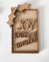 *NEW* Polkadoodles Joy Tag Decoration MDF Kit