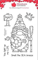 *NEW* Woodware Clear Stamp -Lighthouse Norman Gnome