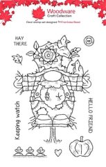 Woodware Clear Stamp -Scarecrow Norman Gnome