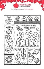 Woodware Clear Stamp -Garden Samples