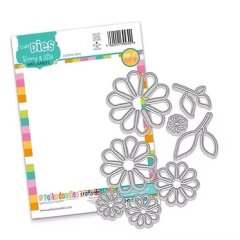 Polkadoodles Die -Dahlia Flower